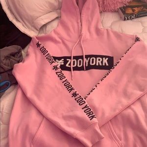 Pink zoo york hoodie